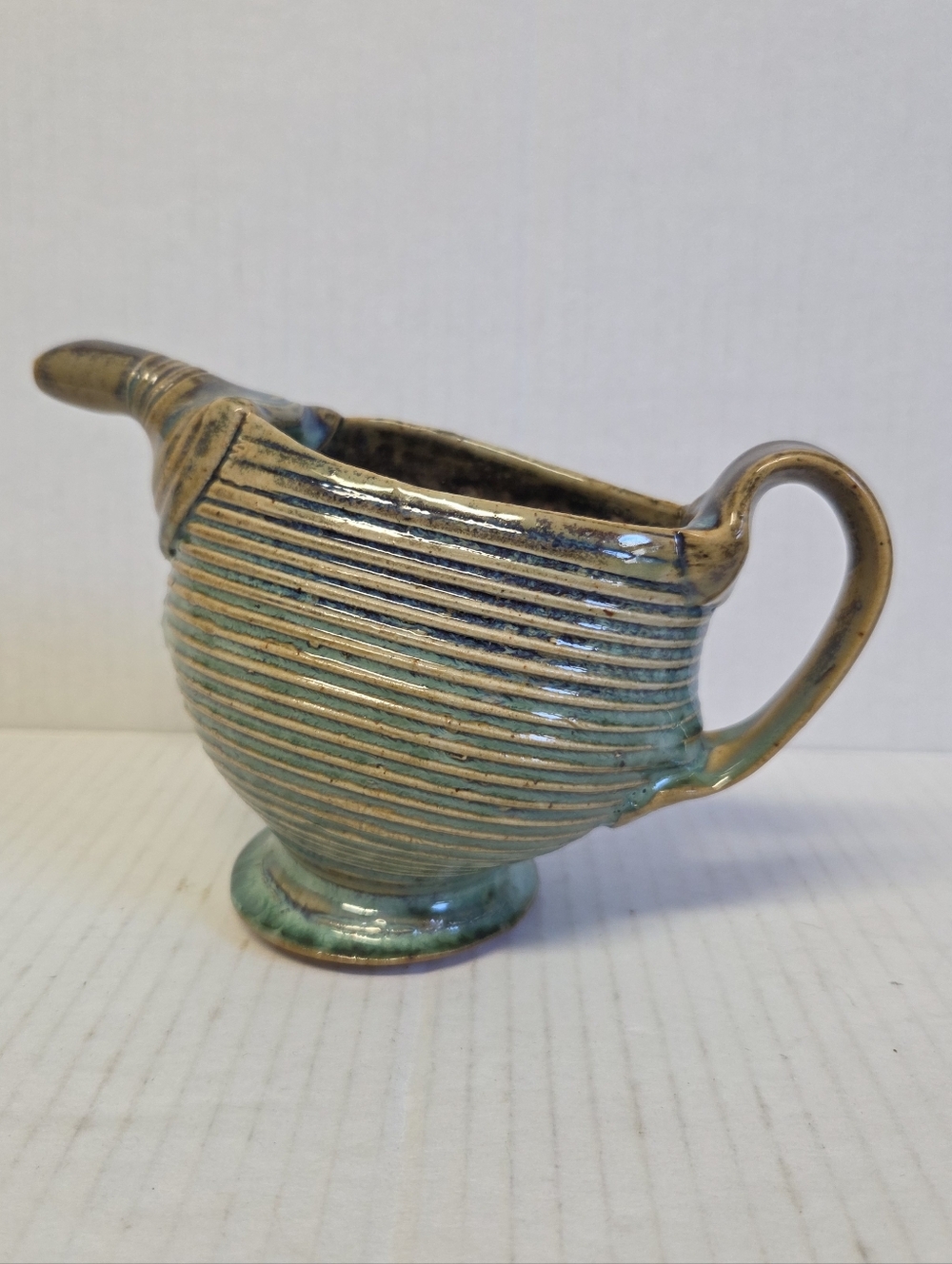 Vintage 70s Studio Pottery Handmade Creamer